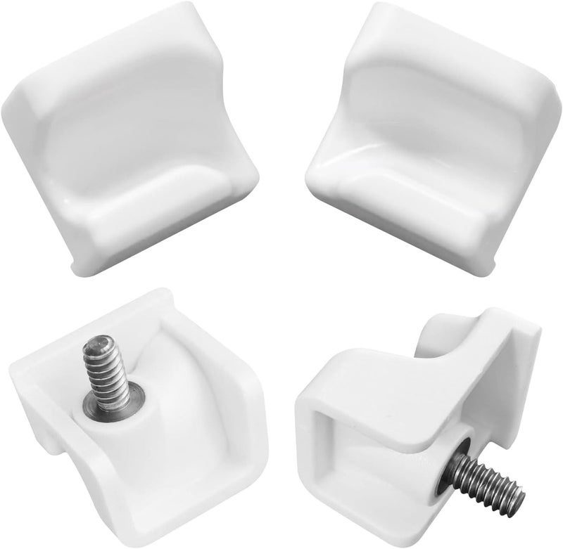 BERPSE 4 Pack Freezer Basket Retainer 7009399 for Sub Zero Freezer Lower Basket APS 5029 611 650 BI-30U BI-30UG 611G BI-30U - 2 Right Side and 2 Left Side - Image 1